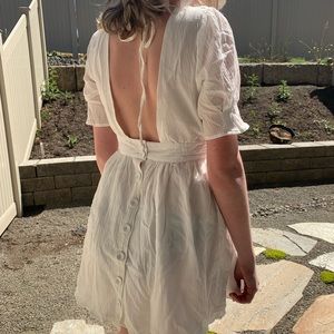 White Babydoll dress